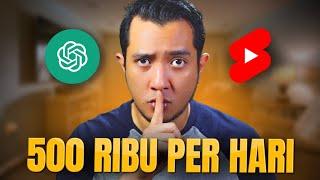 Rp.500 Ribu/Hari dari Youtube Shorts COPY PASTE Dan CHAT GPT (PEMULA JUGA BISA) 