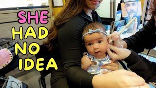 Baby2Moto Vlog | Luna Gets Her Ears Pierced | Mr2Moto