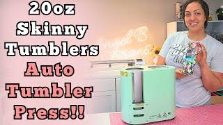 20OZ SKINNY TUMBLERS FOR BEGINNERS | Go2Craft Auto Tumbler Press