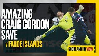 INCREDIBLE Craig Gordon Save v Faroe Islands | #ScotlandHQ View Behind the Goals