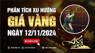 Phân tích xu hướng giá vàng ngày 12/11/2024 #xuhuonggiavang #giavanghomnay #dubaogiavang