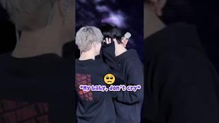 Remember When Jimin Comforted Jungkook When He Cried  #shorts #jikook #bts