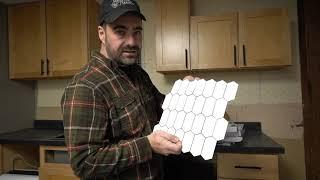 Vamos Tile Long Hexagon Peel and Stick Backsplash Tile