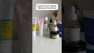 Ordre d’une routine skincare Coréenne ‍️ #kbeauty #skincare #soinsvisage #yoonah #routine