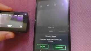 Yi 4K+ Firmware Update (through Smartphone)