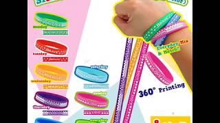 Silicon Folk Bracelet - Bright Color (硅膠手帶)