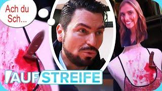 Sogar die Polizei gruselt sich: Massive MORDDROHUNG! "Ist das echtes Blut?!" 🩸 | Auf Streife | SAT.1