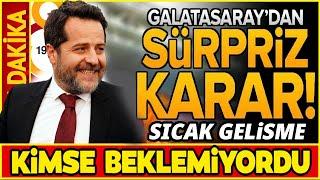 GALATASARAY'DAN SÜRPRİZ KARAR! KİMSE BEKLEMİYORDU..