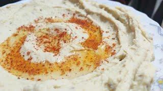 HUMMUS without Tahini recipe | creamy and smooth textured | middle east dip