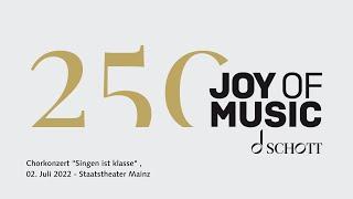 250 Jahre Schott Music - Impressionen vom Chorkonzert