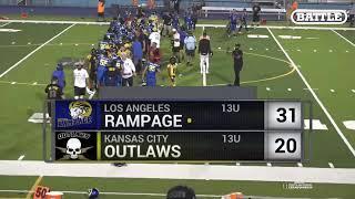 LA RAMPAGE VS KC OUTLAWS  13U CHAMPIONSHIP