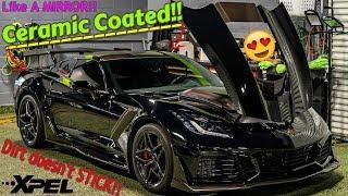 XPEL Ceramic Coating on a C7 Corvette ZR1!