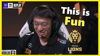 Xiaohu shows more Emotion stomping MAD than winning MSI