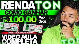 RENDA TON : GANHE MUITO DINHEIRO INDICANDO AS MAQUINAS DE CARTÕES TON ( VIDEO AULA GRATIS) #RENDATON