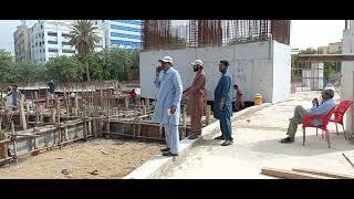 Beam concrete work Habib Rafiq construction company supreme Court project