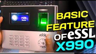 ESSL X990 Introduction essl biometric 9310636613, 9555115966