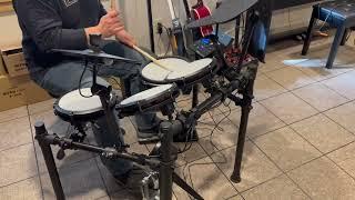 Hear how quiet it is!  Alesis Nitro Max Kit Electric Drum Set with Quiet Mesh Pads