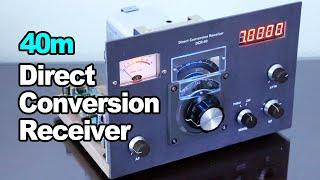 40m Direct Conversion Receiver     7MHz ダイレクトコンバージョン受信機