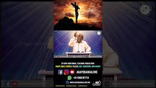 Agape Bible Church Cross Devotional message #lordjesuschrist #greatestlove #vairalvideo #shorts#2025