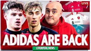 ADIDAS DEAL ANNOUNCED! KERKEZ + HUIJSEN BARGAIN MOVES? Liverpool FC Latest News