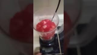 Jugo de melón acompañado de spaghetti al perejil #receta