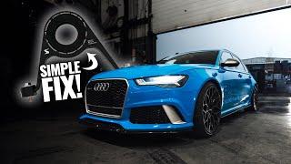 Common Issue, Easy Fix!  Audi RS6/RS7 C7 Platform