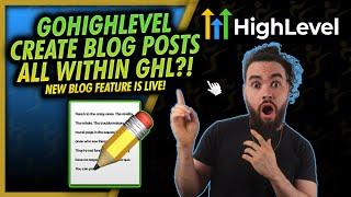 GoHighLevel New Blog Post Feature  How To Integrate Blogs In Your GoHighLevel Funnels GHL Tutorial