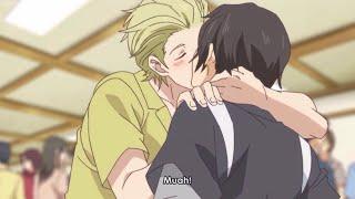 2 kiss x 1?  (Doméstic no Kanojo Yaoi Scene?)