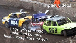 Kings Lynn Pre 90 Unlimited Bangers 2021 Heat 1 Complete Race Edit Impact Videos