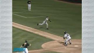 Derek Jeter flips the ball to Posada for the out, a breakdown