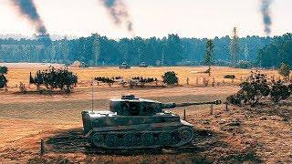 EPIC BATTLE Panzer Battalion Tiger Spearhead Eastern Front 1944 | Steel Division II Gameplay