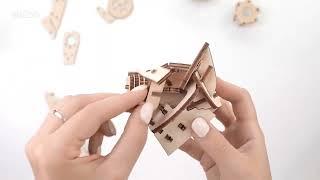 Wooden 3D puzzles by EWA Eco-Wood-Art