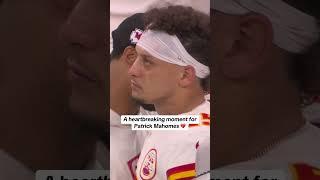 Heartbreaking for Patrick Mahomes  #kansascitychiefs #patrickmahomes