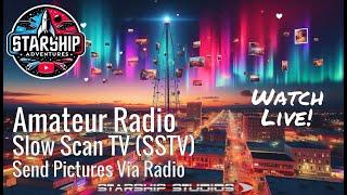 LIVE SSTV Broadcast: Watch Slow Scan TV Images Come in on 20 Meters!  Amateur Radio MMSSTV