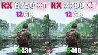 RX 6750 XT vs RX 7700 XT - Test in 10 Games
