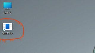 How to Close Not Responding Program with Desktop Shortcut without Task Manager