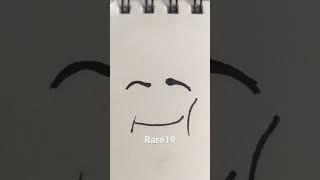 How to draw a Roblox man face #roblox #shorts #howtodraw