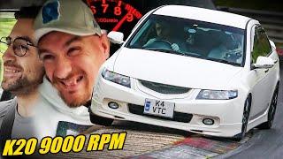 9000 RPM K20 Honda Accord Euro R! // Nürburgring