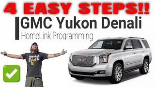 How to Program a GMC Yukon Denali Homelink to the Garage Door Opener