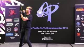 Chen Jialin (CN): 1A Division Prelim  - Asia Pacific Yo-yo Championships 2016