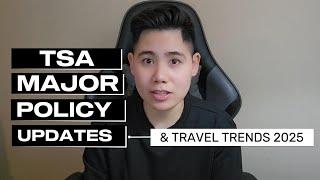 WAKE UP to TSA BIGGEST Security Changes and TRAVEL TRENDS in 2025