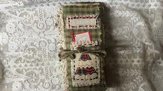 Country Christmas flip flop journal