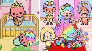 Princess Switched At Birth With a Poor Baby | Toca Life Story | Toca Boca