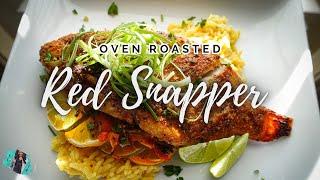 HOW TO MAKE THE BEST OVEN-ROASTED RED SNAPPER | WHOLE FISH RECIPE | BEGINNER-FRIENDLY TUTORIAL