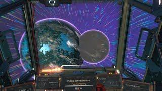 No Man's Sky Collided Planets & Flying Starship Underwater