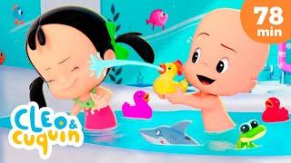 Bath Song with Cuquin and more Nursery Rhymes by Cleo and Cuquin | Children Songs