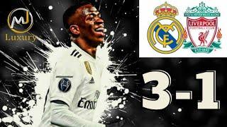 Vinicius Junior Goals vs Liverpool 3-1 #shorts