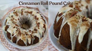 Cinnamon Roll Pound Cake