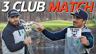 3 CLUB GOLF MATCH with a TWIST!