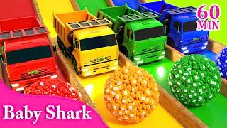 Five Little Shark & The Shark Dance | Soccer ball Music For Babiesㅣ Nursery Rhymes & Kids Songs